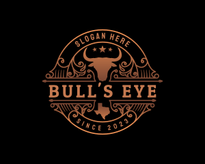 Texas Bull Ranch logo design