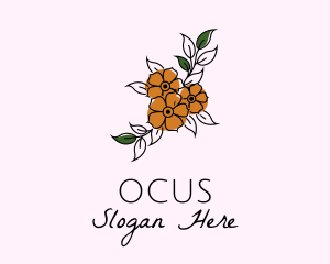 Flower Boutique Line Art Logo