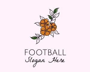Flower Shop - Flower Boutique Line Art logo design