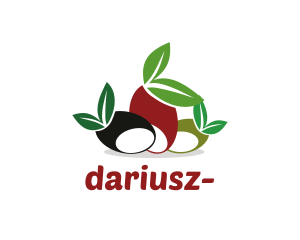 Gyros - Olive Fruit Leaves logo design