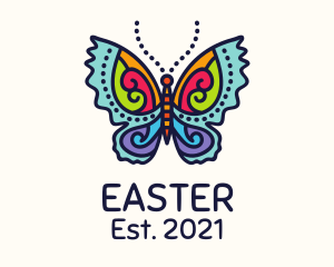 Colorful - Colorful Butterfly Craft logo design