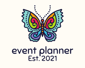 Colorful - Colorful Butterfly Craft logo design