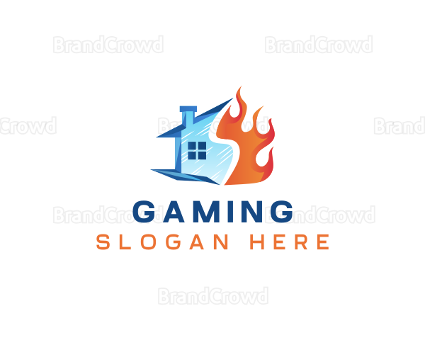House Ice Flame Logo