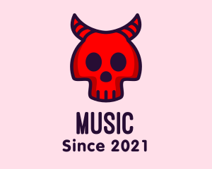 Game - Red Devil Skull logo design
