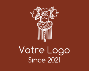 Decoration - Floral Macrame  Decor logo design