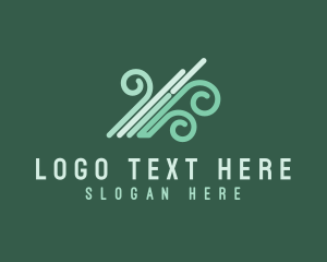 Natural Energy - Wind Renewable Energy logo design