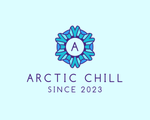 Frozen - Ice Snowflake Winter logo design