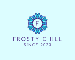 Freezer - Ice Snowflake Winter logo design