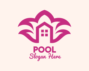 Property - Purple Flower Housing Property logo design