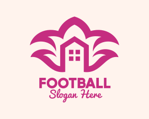 Flower Shop - Purple Flower Housing Property logo design