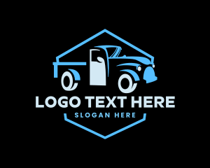 Truck - Classic Truck Pickup logo design