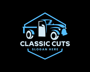 Classic Truck Pickup logo design