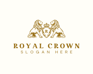 Royal Lion Heraldry logo design