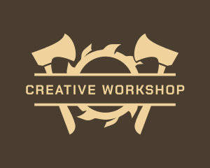Workshop - Axe Woodwork Workshop logo design