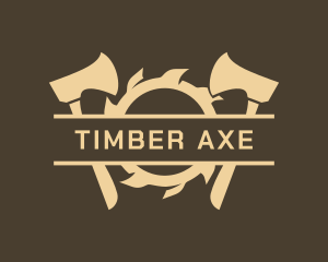 Axe Woodwork Workshop logo design