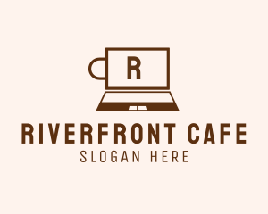 Laptop Internet Cafe Studio logo design