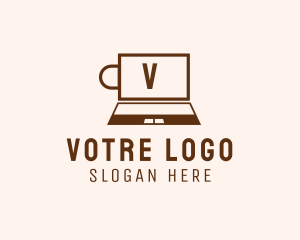 Electronics - Laptop Internet Cafe Studio logo design