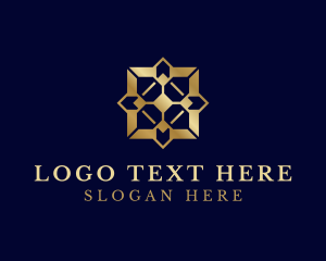 Luxury Geometric Tile Logo