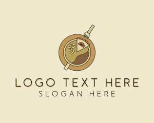 Food - Cafe Coffee Cake logo design