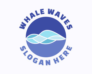 Modern Biotech Waves logo design