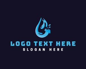 Lubricant - Water Shirt Laundry logo design