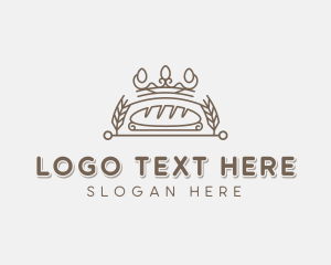 Wheat Stalks - Wheat Bread Bakery logo design