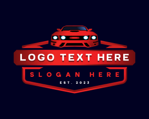 Sports Car - Mustang Detailing Car logo design