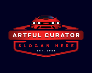 Mustang Detailing Car logo design