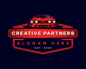 Mustang Detailing Car logo design