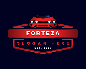 Mustang Detailing Car logo design