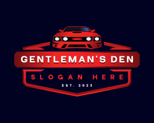 Mustang Detailing Car logo design