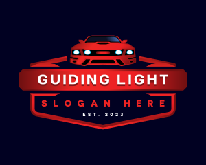 Mustang Detailing Car logo design