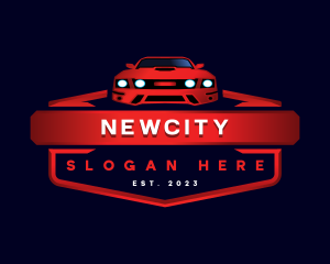 Mustang Detailing Car logo design