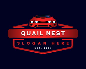 Mustang Detailing Car logo design