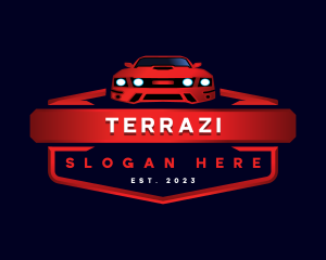 Mustang Detailing Car logo design