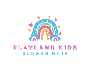 Rainbow Nursery Daycare logo design