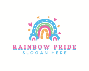 Rainbow Nursery Daycare logo design