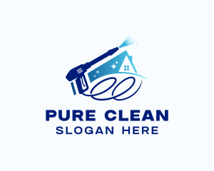 Home Cleaning Powe Washer logo design