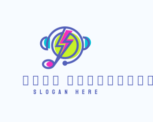 Gamer - Electric Music Streaming logo design
