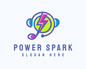 Electric - Electric Music Streaming logo design