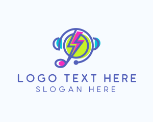 Musical - Electric Music Streaming logo design