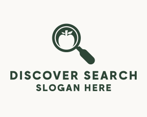 Fruit Food Search logo design