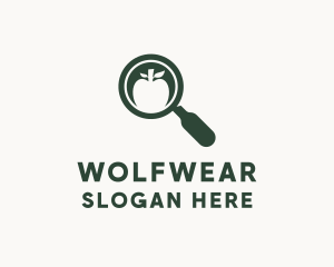 Vegan - Fruit Food Search logo design