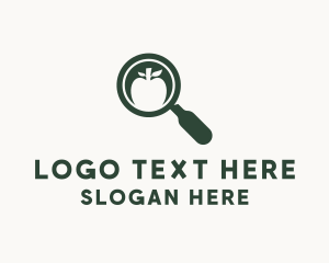 Shopping Delivery - Fruit Food Search logo design