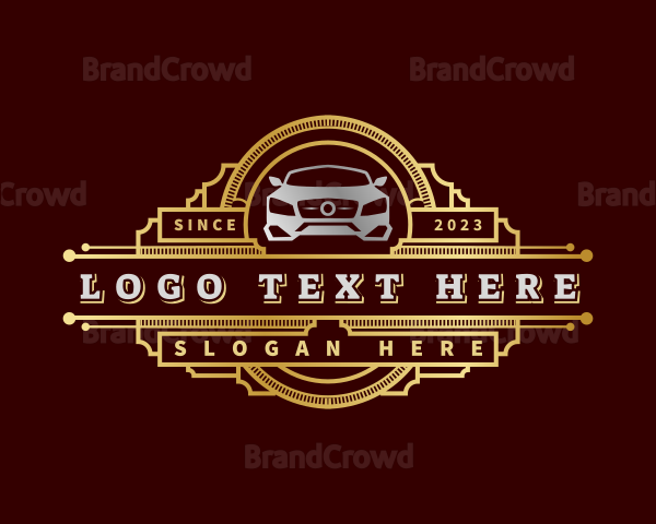 Luxury Car Vehicle Logo