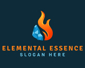 Element - Fire Ice Elements logo design