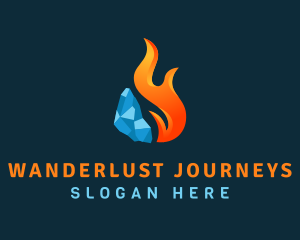Sustainability - Fire Ice Elements logo design