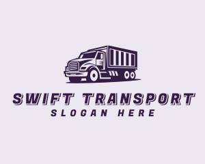 Logistics Truck Vehicle logo design