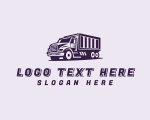 Trucking - Logistics Truck Vehicle logo design