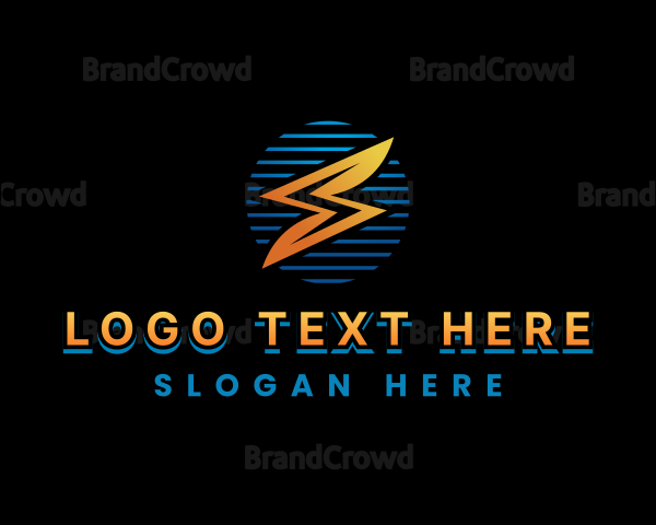 Lightning Bolt Power Letter S Logo